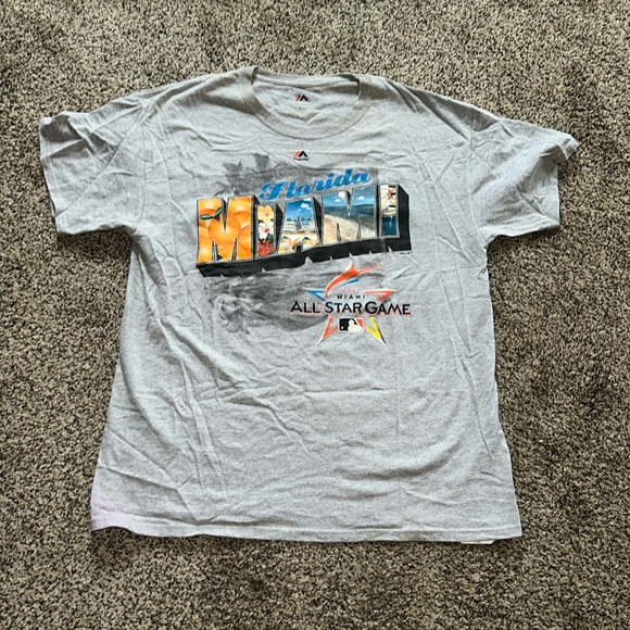 Majestic Other - 2017 Miami All Star Baseball Game T-Shirt size L